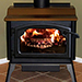 Sierra S2300 Leg Base Wood Stove Black