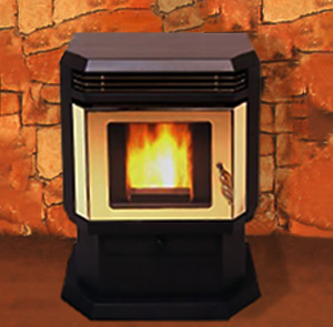 EF5001C Pellet Stove w/Black Door